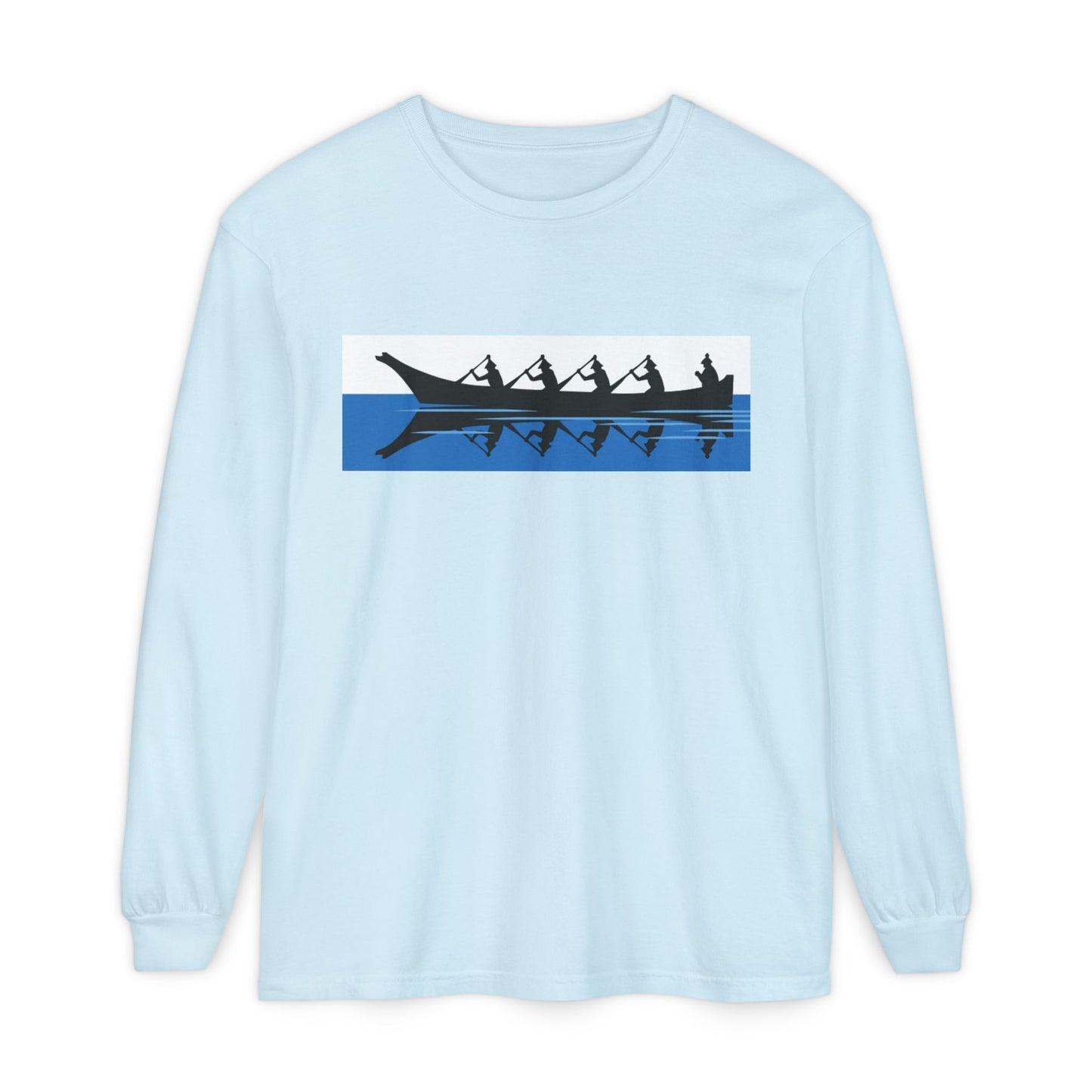 Native Harvest Long Sleeve T-Shirt - Unisex Garment-Dyed Tee for Water Sports Lovers