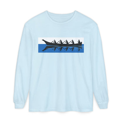 Native Harvest Long Sleeve T-Shirt - Unisex Garment-Dyed Tee for Water Sports Lovers