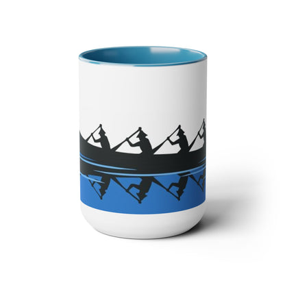 Native Harvest © Canoe - Two-Tone Coffee Mugs, 15oz