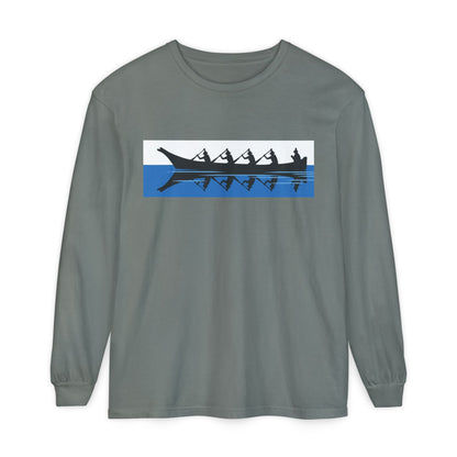 Native Harvest Long Sleeve T-Shirt - Unisex Garment-Dyed Tee for Water Sports Lovers