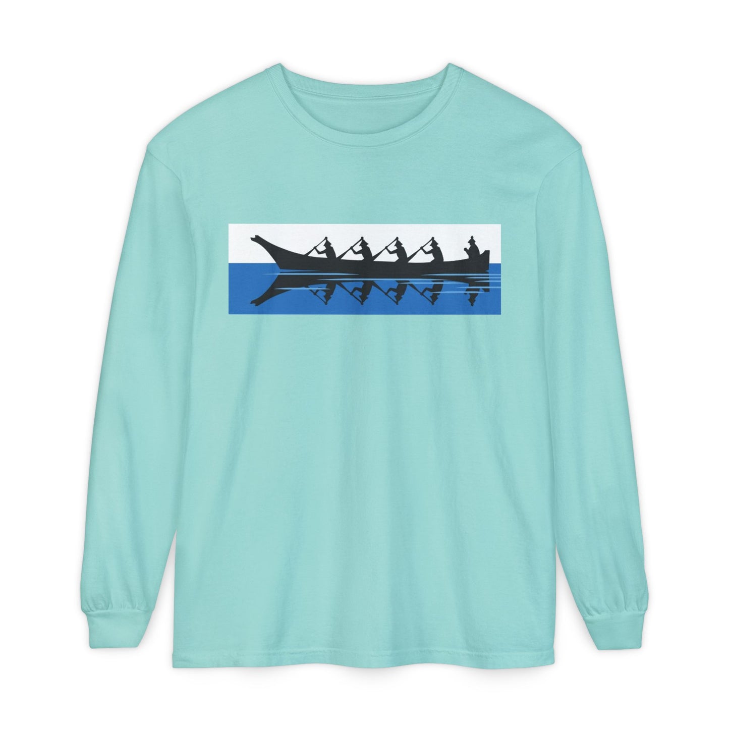 Native Harvest Long Sleeve T-Shirt - Unisex Garment-Dyed Tee for Water Sports Lovers