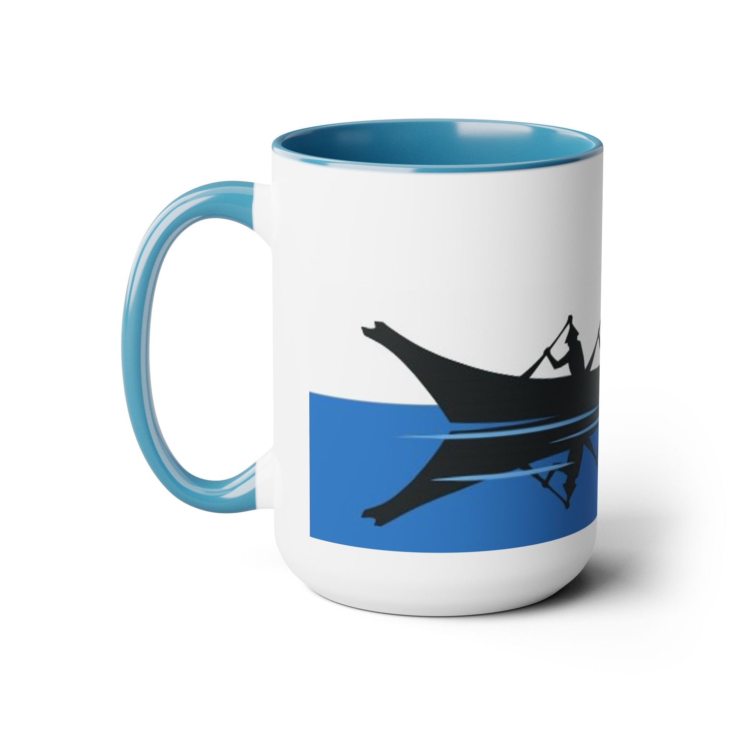 Native Harvest © Canoe - Two-Tone Coffee Mugs, 15oz