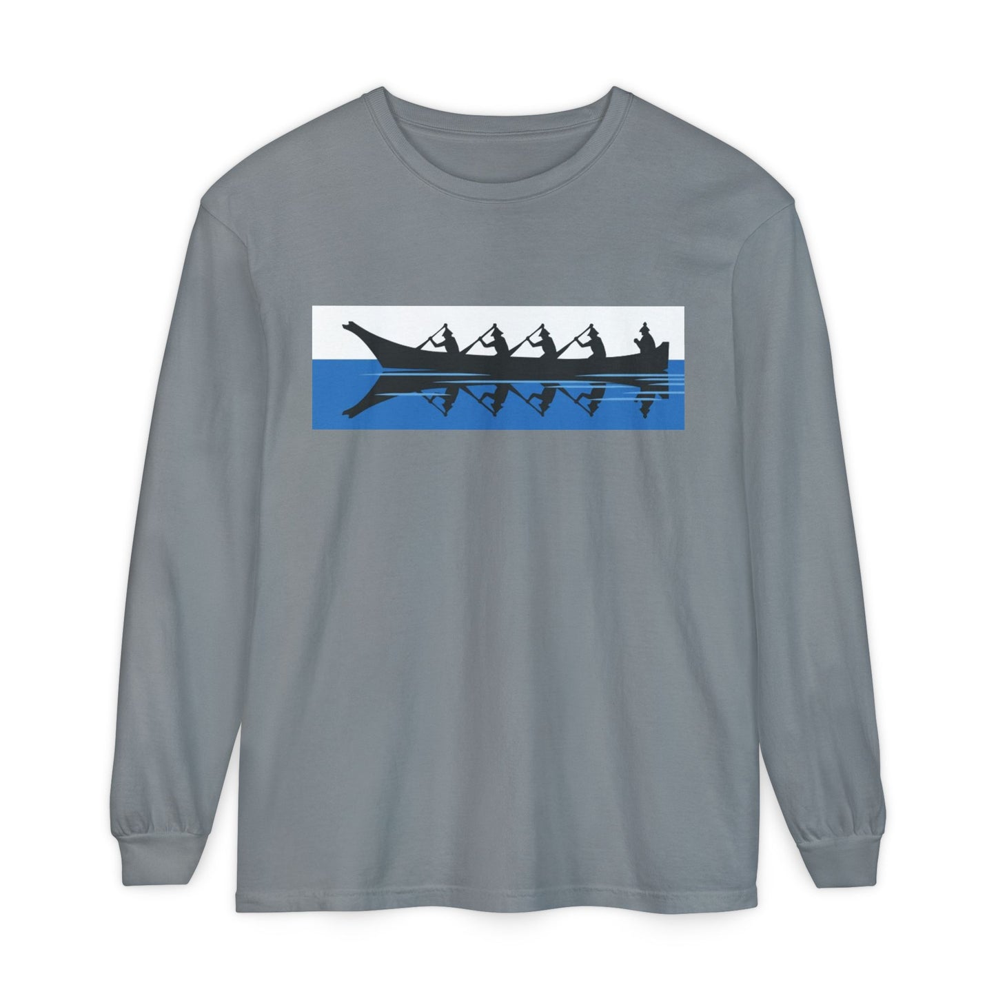 Native Harvest Long Sleeve T-Shirt - Unisex Garment-Dyed Tee for Water Sports Lovers