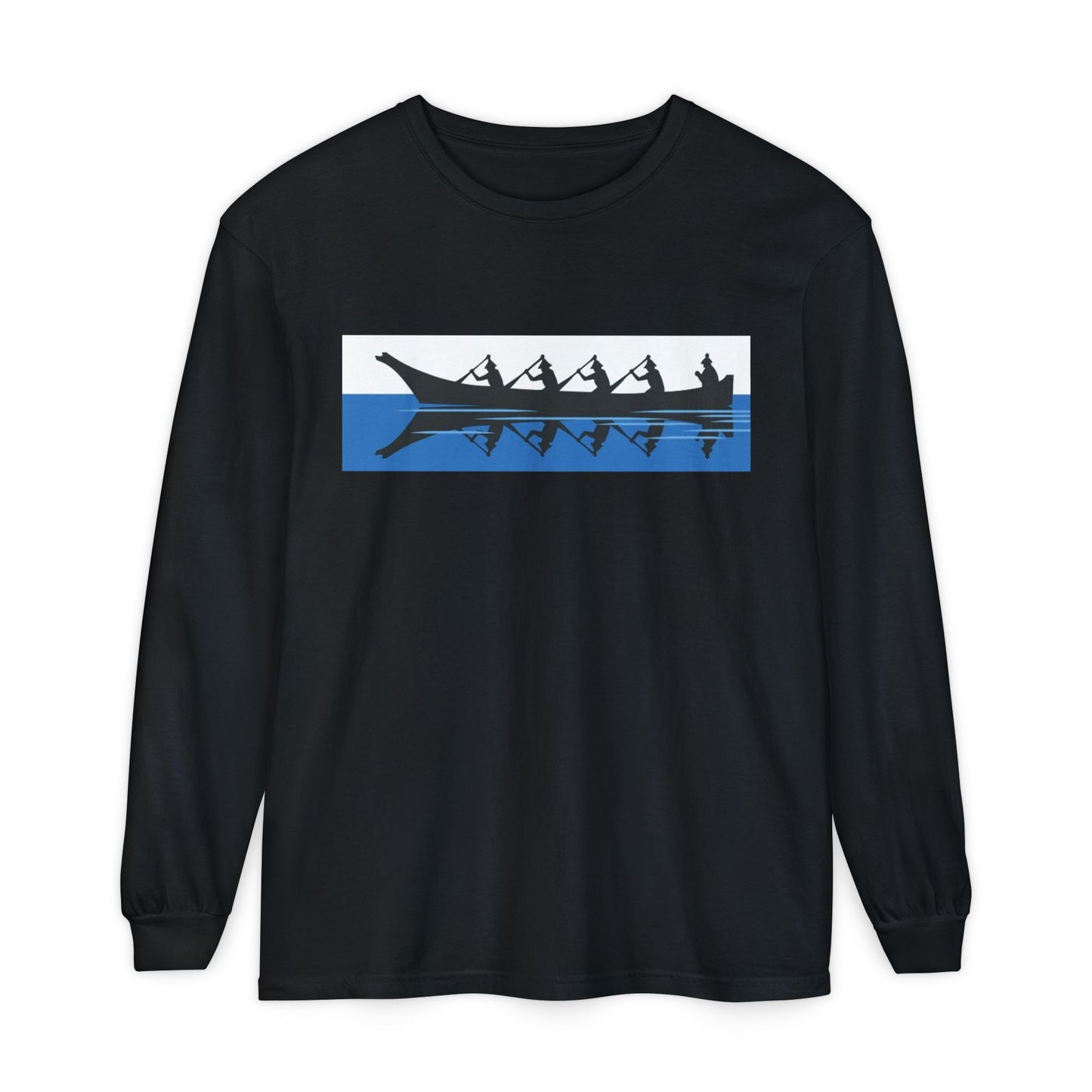 Native Harvest Long Sleeve T-Shirt - Unisex Garment-Dyed Tee for Water Sports Lovers