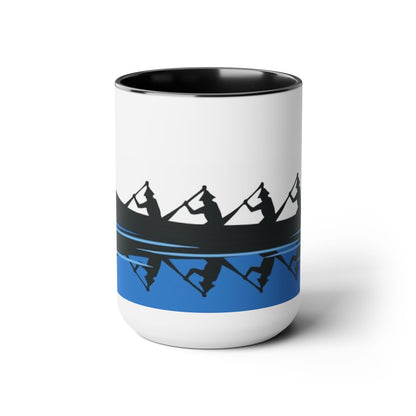 Native Harvest © Canoe - Two-Tone Coffee Mugs, 15oz