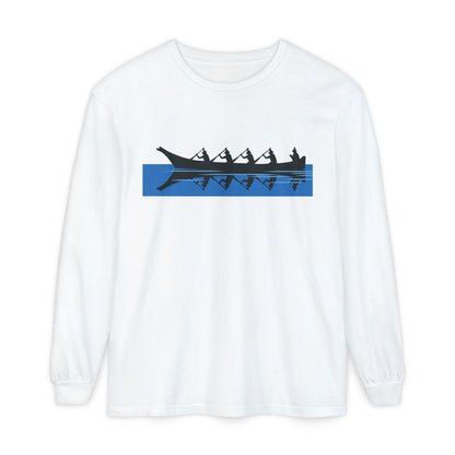 Native Harvest Long Sleeve T-Shirt - Unisex Garment-Dyed Tee for Water Sports Lovers