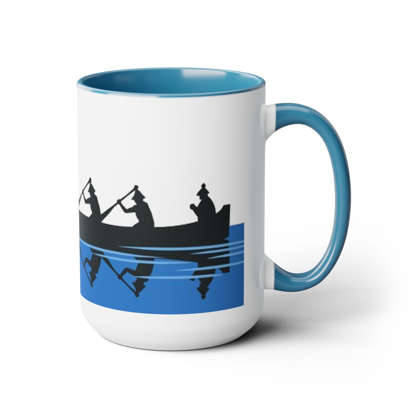 Native Harvest © Canoe - Two-Tone Coffee Mugs, 15oz