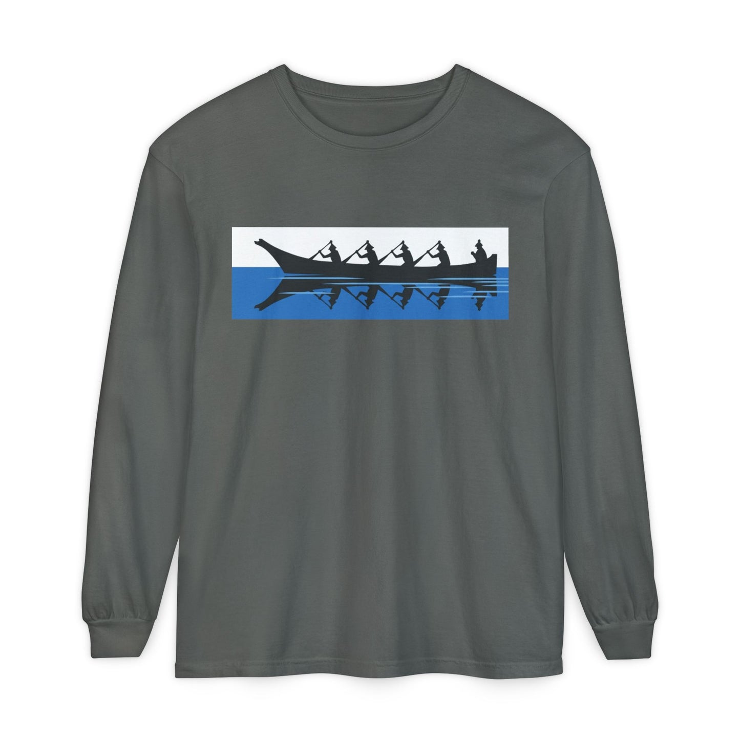 Native Harvest Long Sleeve T-Shirt - Unisex Garment-Dyed Tee for Water Sports Lovers