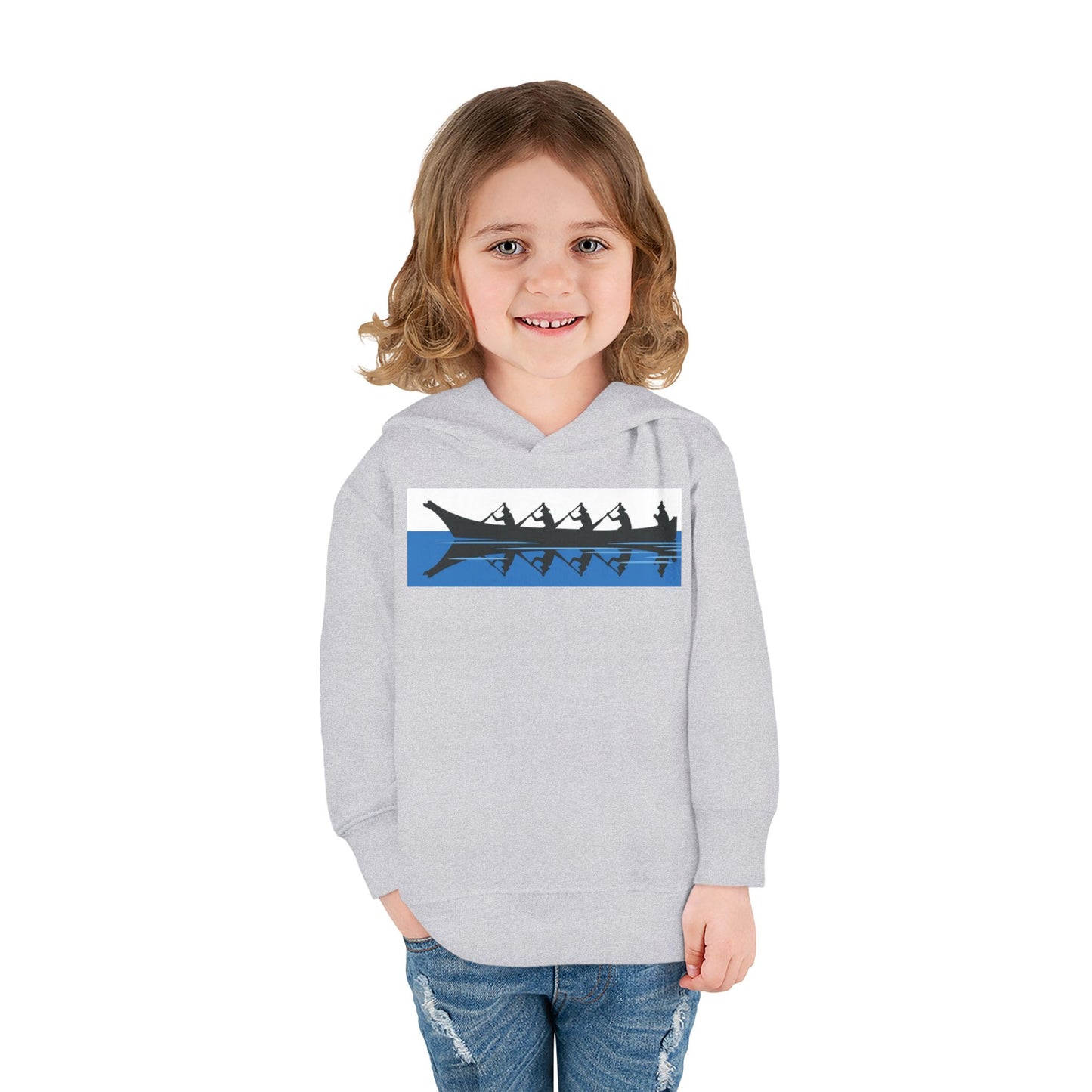 Native Harvest Canoe - Toddler Pullover Fleece Hoodie